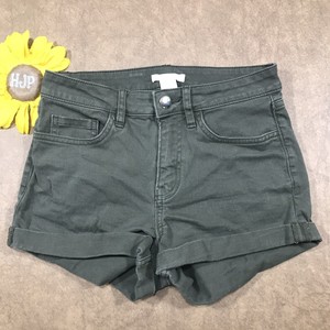 elastic waist mom shorts