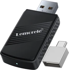 2-in-1 Wireless CarPlay & Android Auto Adapter Bluetooth Wired to Wireless Stick