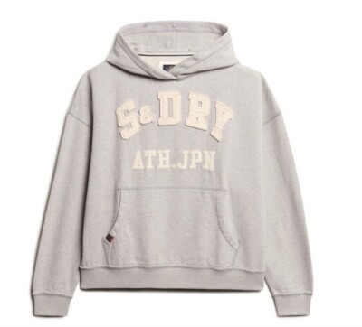 Superdry Athletic Essentials Applique Oversized Hoodie UK