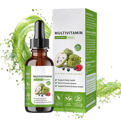 100% Pure Organic Soursop Extract 60ml Organic Fruit Based Liquid for Relax