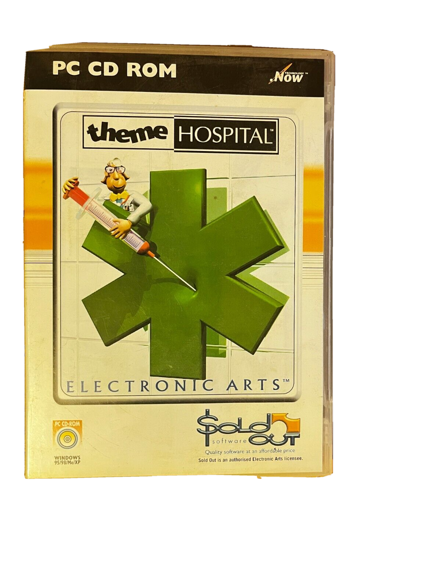 Theme Hospital PC Windows CD-Rom Game Sold-Out