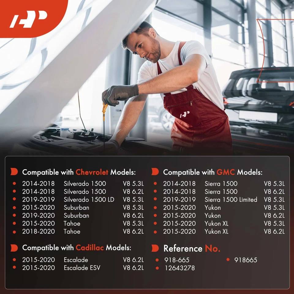 Масляный щуп премиум-класса для двигателя Chevy Silverado 1500 2014-2018 GMC Sierra 1500 - Изображение 2 из 4