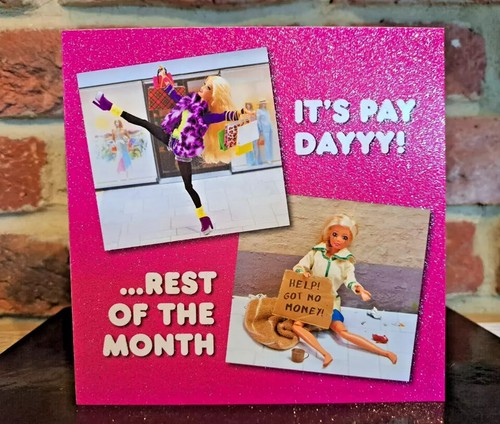 Birthday Card Open Barbie Style Real Life Thoughts **ANY 2 FOR 2.99 DELIVERED** - Picture 9 of 15
