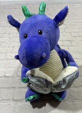 Cuddle Barn Plush Dalton The Storytelling Dragon Animated Recites 5 Tales Works