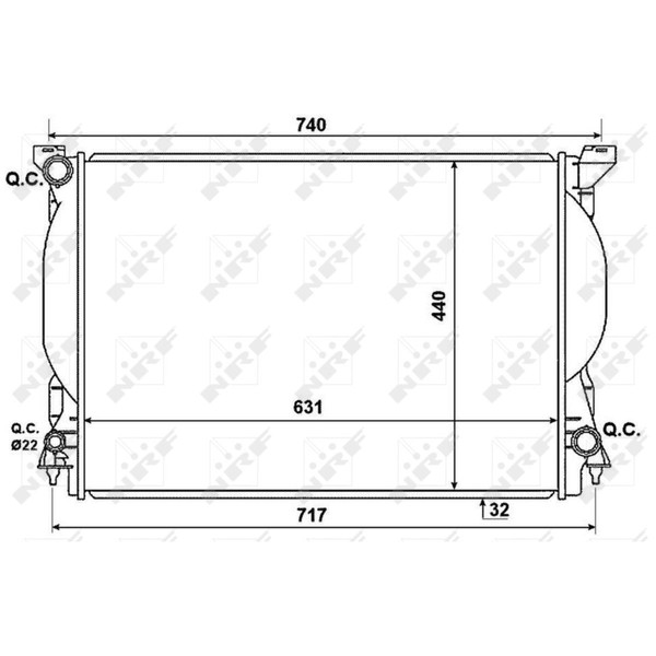 KüHler WasserküHler Passend FüR Audi A4 Cabriolet 8H7 B6 8HE B7 8E5 4B C5 4B5-image