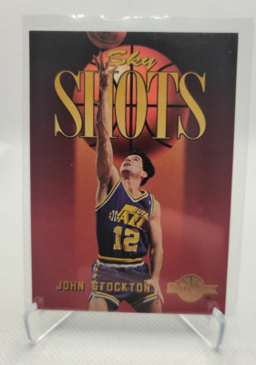 1994-95 SkyBox Premium Sky Shots #324 John Stockton Utah Jazz basketball card