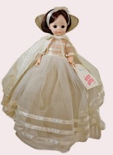 Madame Alexander Doll 1980's VTG with stand tag some stain back of cape 13" tall