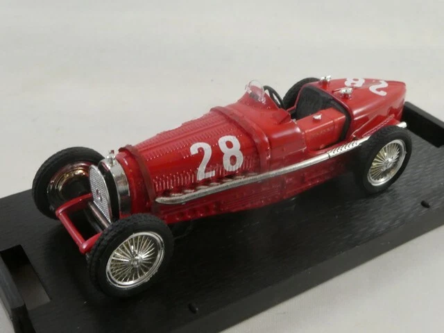Brumm Bugatti Type 59 #28 Tazio Nuvolari GP Monaco 1934 1/43 S99/32 ANNIVERSARIO - Immagine 2 di 3
