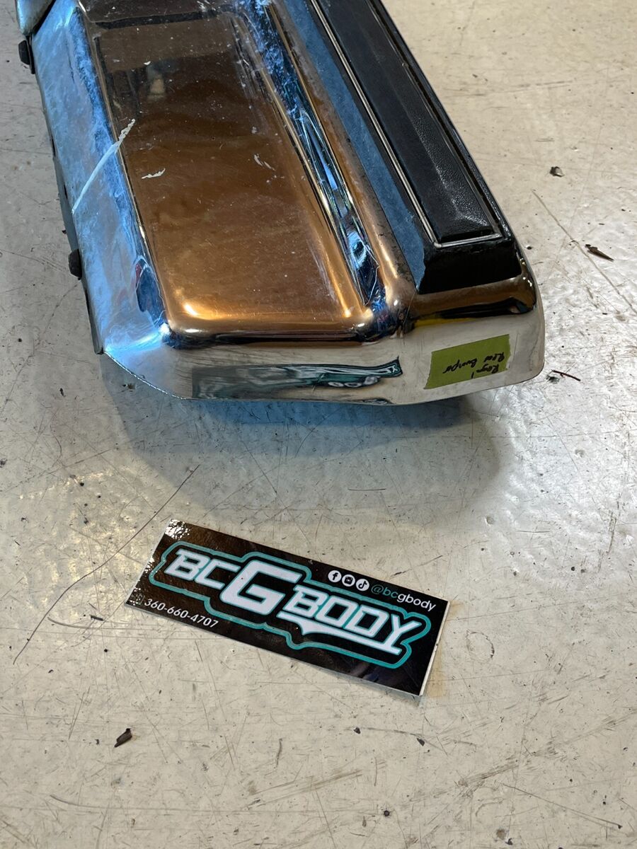 1981-1987 Gbody Buick Regal Rear Chrome Bumper W/ Impact 1981-1987 Gbody Buick Regal Rear Chrome Bumper W/ Impact