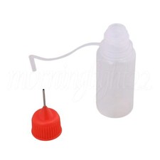 50pcs 10ml Plastic Squeezable Tip Applicator Dropper Bottle with Cap