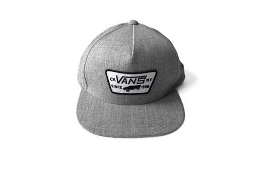 Vans Gray Flat Brim Snap Back Hat - Picture 1 of 4