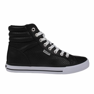 ladies white high top trainers