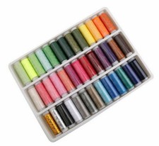 Polyester Spool Thread Sewing Hand Needles 39 Colors 109 Yard Clother Tool