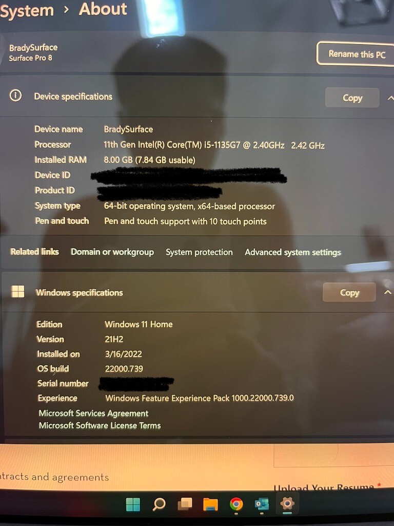 Microsoft Surface Pro 8 13
