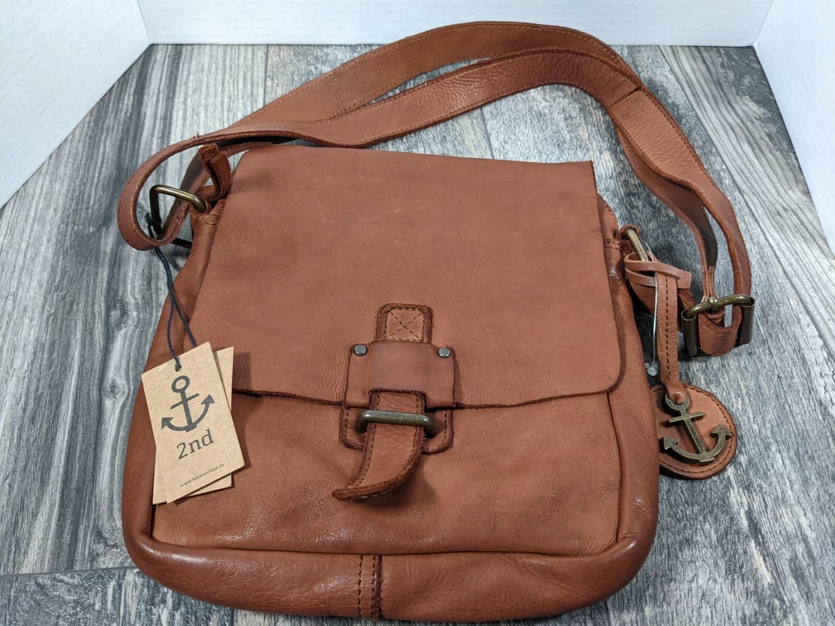 Crossbody Strap - Cognac Classic Leather