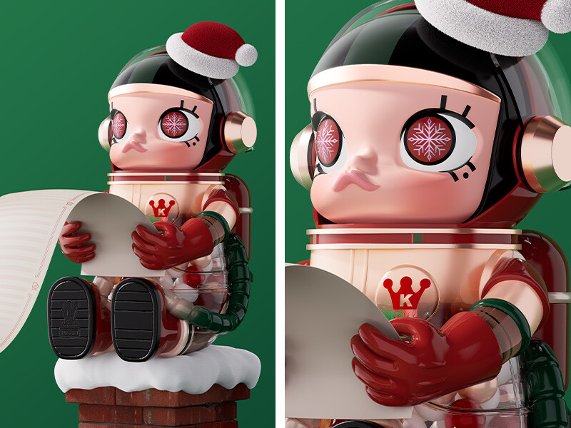 POP MART MEGA Collection 400% SPACE MOLLY Christmas 2024 POP MART MEGA Collection 400% SPACE MOLLY Christmas 2024