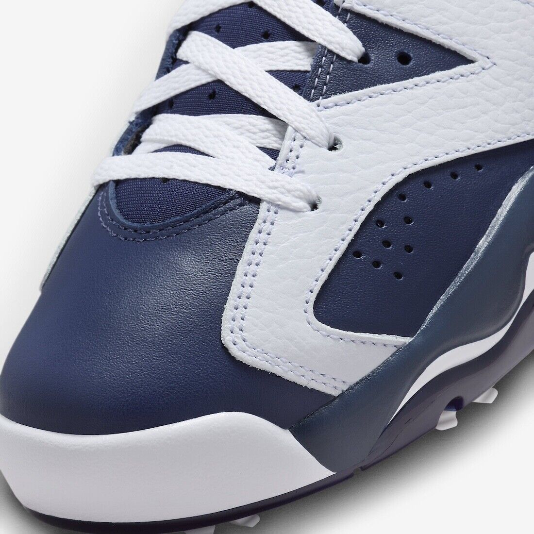 Nike Air Jordan 6 Retro G Golf Olympic White Midnight Navy Nike Air Jordan 6 Retro G Golf Olympic White Midnight Navy