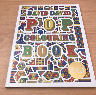 David David Pop Colouring Book by David Saunders