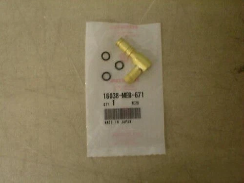 Junta de entrada de combustible de carburador genuino 16038-MEB-671 F/S Honda Foto 2 de 2