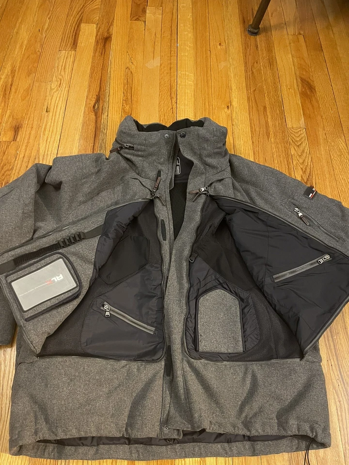 Ralph Lauren Polo RLX Recco Avalanche Ski Vintage Wool Stadium Jacket Men's 2xl - Image 2 of 4