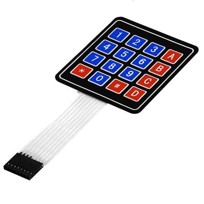 4x4 Matrix Array Keypad Tastenfeld Membrane Folientastatur Raspberry Pi