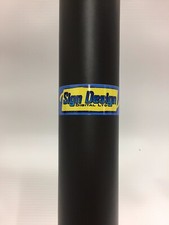 300x1400mm SATIN BLACK SUNSTRIP,  WINDSCREEN SUN STRIP TOURING CAR SUNSTRIP