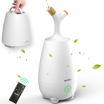 SEJOY Ultrasonic Humidifier for Bedroom 5L Cool Mist Oil Aroma Diffuser ...