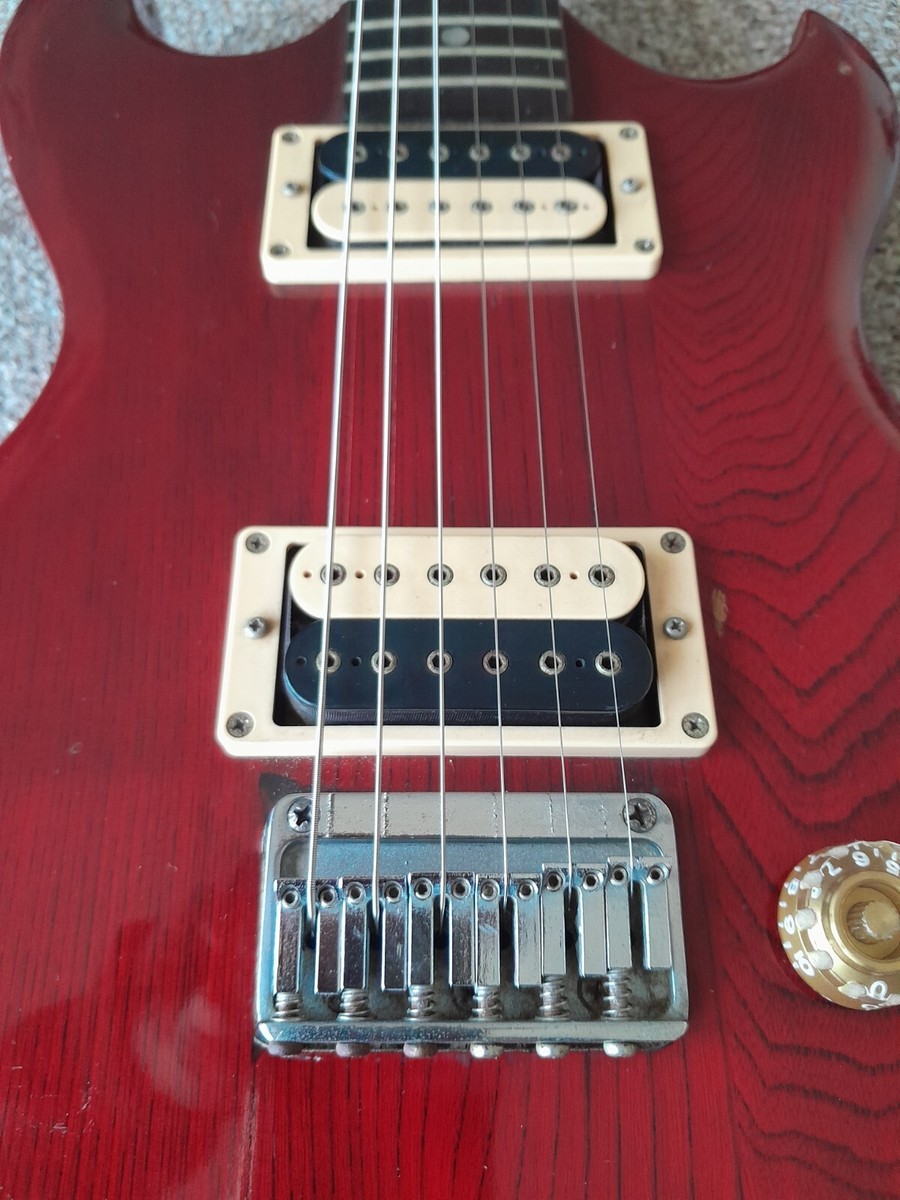 Aria Pro II CS-350 Cardinal 1981 See Thru Red Made in Japan
