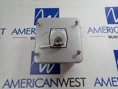 Cherry Electrical Keyed Open Close Switch  E13  15A  3/4 HP   USED