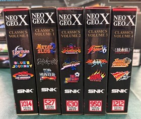 Neo Geo X Gold Limited Edition, Neo Geo X Classics Volume 1,2,3,4,5, Stick, New