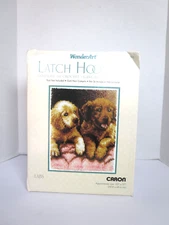Caron WonderArt Latch Hook Kit #4295 Labs Labradors Dogs 20" x 27" Made in USA