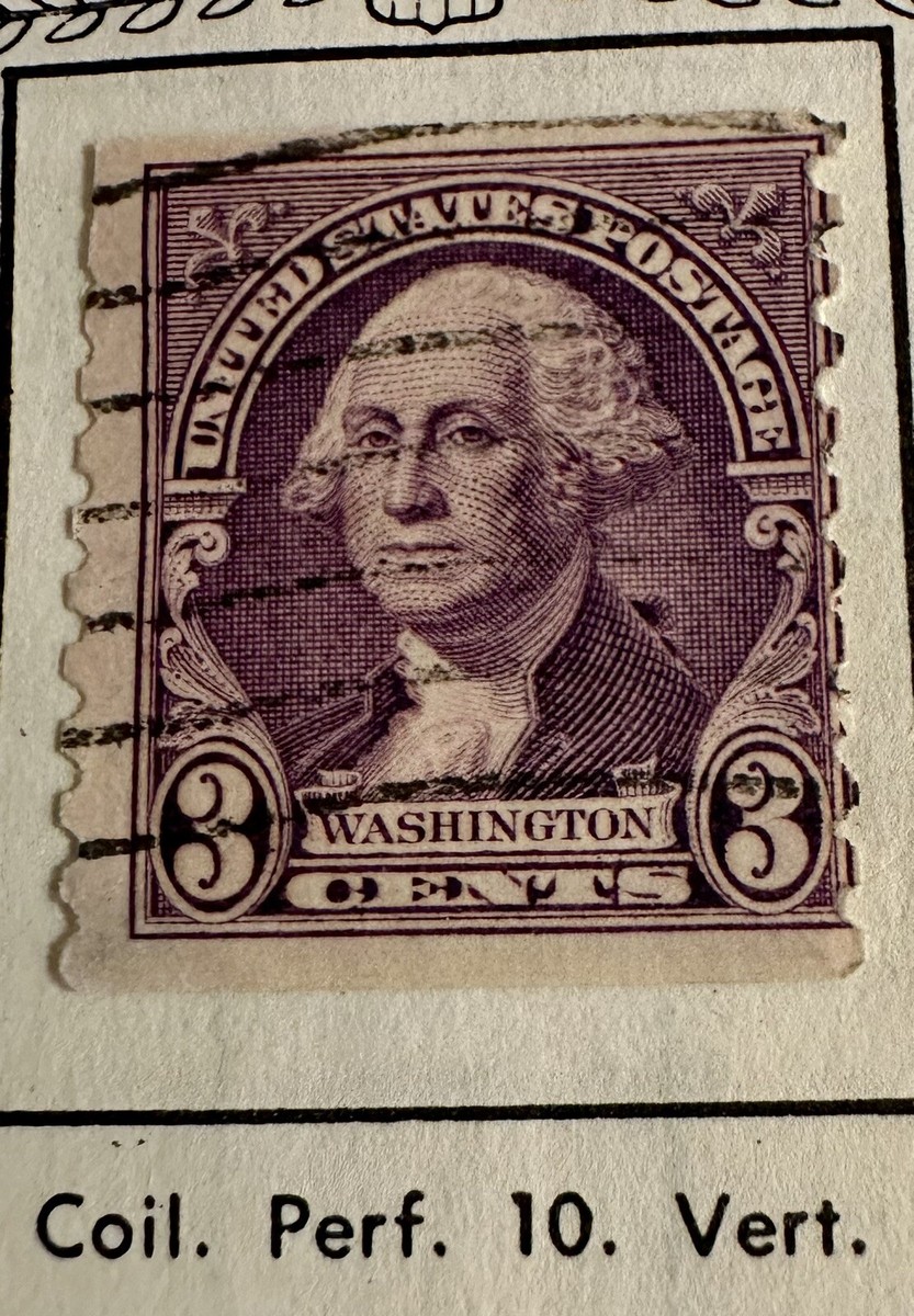 アメリカジョージ・ワシントン3セント使用済切手パープル／バイオレット Purple 3 cent george washington stamp - Etsy 日本