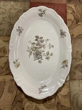 winterling schwarzenbach Bavaria Germany Dawn Rose Oval Serving Plater