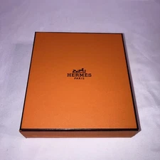 Hermes  empty Book Like box 4.75”x 4.25”x 1 ” .