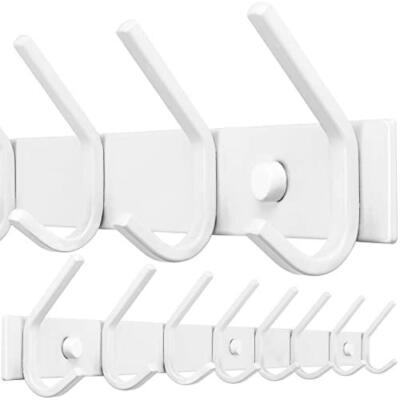 WEBI Coat Rack Wall Mounted,8 Hooks,24'' Long,Coat Hooks Wall