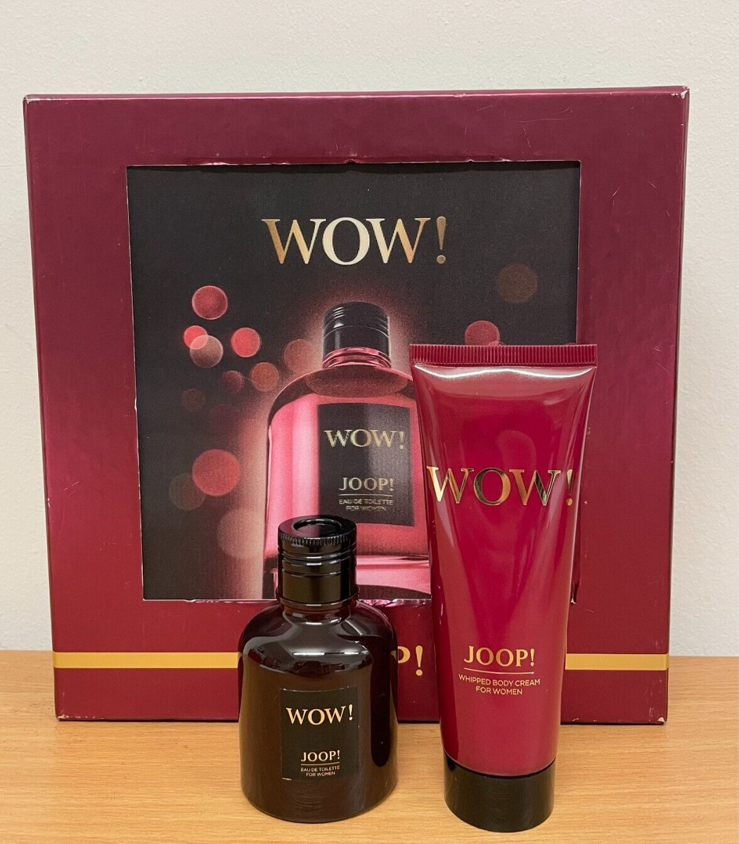 Joop Wow! for Women EDT 40ml Body Cream 75ml *New