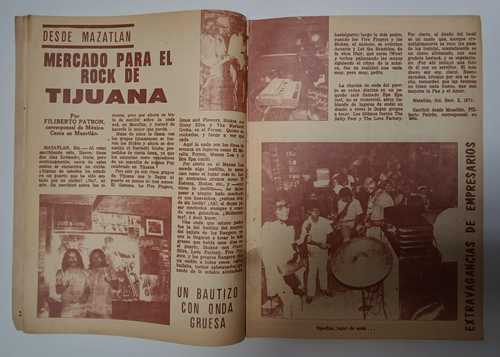 MEXICO CANTA # 354 MEXICAN MAGAZINE MARCH 1971 GEORGE HARRISON/LOS KINKS/RITMO 7 - Picture 5 of 8