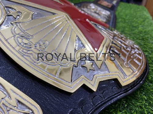 NWA TNA X TITLE WRESTLING CHAMPIONSHIP TITLE BELT ADULT SIZE - Picture 6 of 12