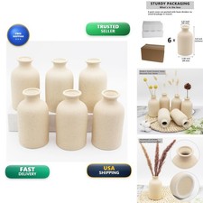 YANLING 6 Pack 5 inch Ceramic Vases