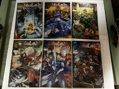 WARLANDS #1-6 IMAGE COMICS PAT LEE SCI-FI FANTASY MANGA LOT 1999