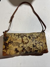 Borsa a tracolla Piero Guidi Magic Circus in pelle marrone