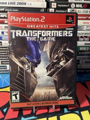Transformers : The Game-Greatest Hits Sony PlayStation 2 PS2 +Bonus Disc! Tested