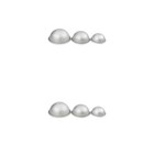  2 Count Hemispherical Mold DIY Baking Tool Semicircular Cake Mould