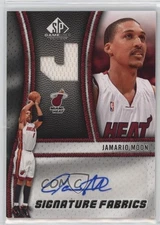 2009-10 SP Game Used Signature Fabrics Jamario Moon #SF-MO Auto