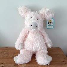 Jellycat Small Bunglie Light Pink Piglet Pig - Rare & Retired - New with Tags