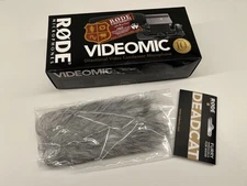 Rode VideoMic Camera-Mounted Shotgun Microphone for Camera w/ Fury Windshield