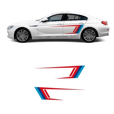 Pegatinas lateral Arrow Tricolor compatible con BMW Serie 6