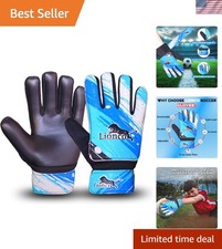 Professional Youth Goalie Gloves for Boys & Girls - Ultimate Grip & Protection