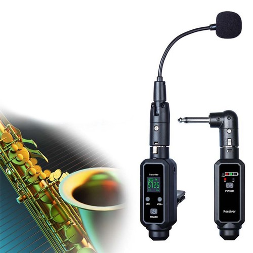 Système de microphone UHF pour laiton et pour saxophone avec longue durée de v - Zdjęcie 4 z 14