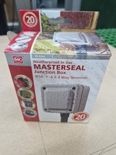 MK Weatherproof In Use Junction Box. 4x4 Way Terminals. NEW. 30amp.